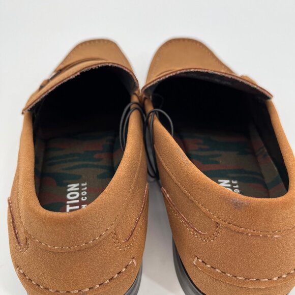 Kenneth Cole Reaction Crespo 2.0 Belt Loafer Size 11.5M Dark Taupe Suede‑Look main image 7